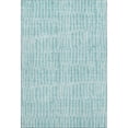 thumbnail image 2 of Addison Rugs Mayfield Washable Transitional Striped Teal Rectangle Rug, 3' x 5', 2 of 6