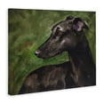 thumbnail image 2 of Stupell Industries Rustic Lodge Black Greyhound Portrait Canvas Art, 48 x 36, by George Dyachenko, 2 of 8