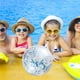 thumbnail image 2 of Toystoory Lentejuelas inflables pelota de playa PVC transparente agua al aire libre piscina lago río juego para chico niños Deportes acuáticos, 2 of 6