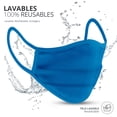 thumbnail image 4 of Cubrebocas De Tela Jiuyu Colores Azul Rey Tela, 4 of 8