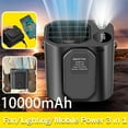 thumbnail image 4 of 10000 mAh Portable Waist Clip Fan Multifunctional Waist Fan Camping Neck Fan USB Rechargeable Mini Fan Support 3-Level Wind Speeds With Led Light For Student Outdoor Workers Camping Hiking Fishing, 4 of 14