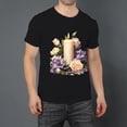 thumbnail image 2 of Men Summer CasualFlowers (17) Graphic Print Round Neck Short Sleeve T Shirt Tee Tops Basic Vacation Wear Sizes XS-5XL, 2 of 5