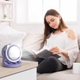 thumbnail image 4 of Kbndieu A Bottle Desktop Small Fan Dormitory Fan Wall-Mounted Mini Small Ceiling Fan Fan Lights Beauty Desk Lamp Fan Home Essentials, 4 of 4