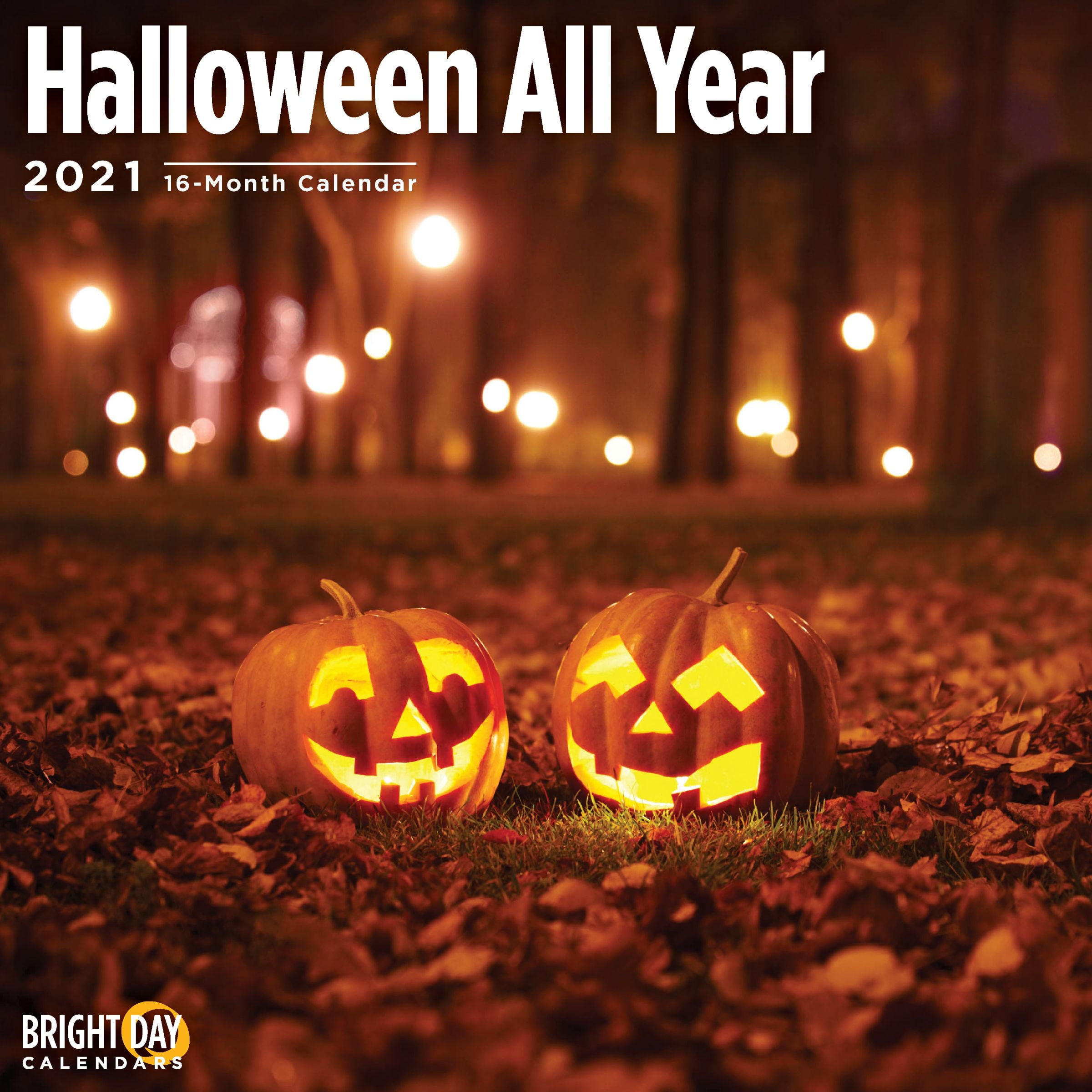 2021 Halloween All Year Wall Calendar