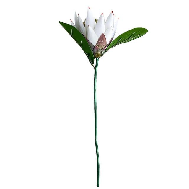 Tela de seda Flor falsa Oficina en casa Decoración floral Fiesta Ceremonia Flor artificial Fotografía Prop, Blanco Advancent HA6650-01B