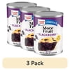 (3 pack) Duncan Hines Comstock More Fruit, Blackberry Pie Filling and Topping, Ready to Use, 21 oz.