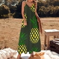 thumbnail image 3 of Pineapple Sleeveless Dress Loose Women's Dress Dresses Luxury Evening Dresses, 3 of 9