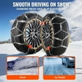 thumbnail image 4 of Auto Tightening Snow Chains Mesh Anti-slip Traction Wheel Chains, 4 of 7