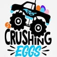 thumbnail image 3 of CafePress - New Easter Monster Truck Crushing Baseball Jersey - Kids Cotton Baseball Jersey, 3/4 Sleeve Shirt, 3 of 4