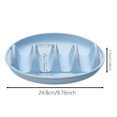 thumbnail image 2 of Support de Rangement avec Séparateurs Support Divisé Plateau de Service Plateau en Silicone Réutilisable Assiettes de Cuisine pour Servir Grill Ustensiles de Cuisson Extérieurs avec Couvercles 9x9 Ustensiles de Cuisson avec Couvercles pour Four Ustensiles de Cuisson en Verre avec, 2 of 3
