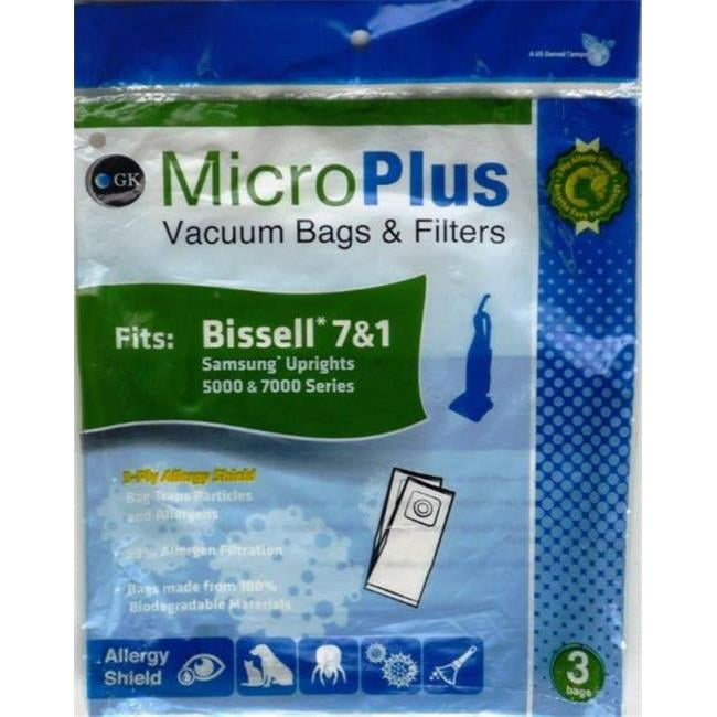 Green Klean Microplus For Bis Kleanh Bis7 3 Ply Green Klean Microplus For Bis Kleanh Bis7 3 Ply Ecological Vacuum Bags Pack Of 75