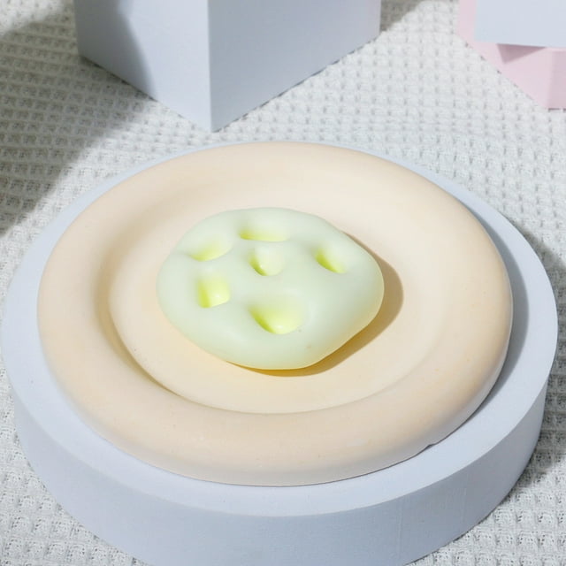 Bolas antiestrés para adultos,juguete moldeable de pastel de arroz glutinoso para aliviar el estrés y la ansiedad,terapia de concentración,bola sensorial de amasado,juguete de escritorio