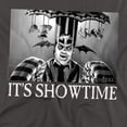 thumbnail image 2 of Beetlejuice Its Showtime Unisex Adult T-Shirt, Charcoal, Large, 2 of 7