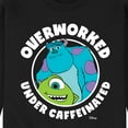 thumbnail image 3 of Monsters Inc.  - Overworked Under Caffeinated - Men's Crew Neck Fleece Pullover, 3 of 5