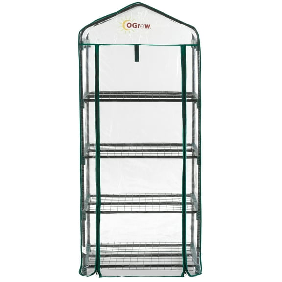Ogrow Ultra-Deluxe 4 Tier Portable Bloomhouse Greenhouse