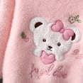 thumbnail image 5 of Spazoro Kids Girls Boys Sweaters, Casual Crew Neck Long Sleeve Thickening Warm Shirts for Child Girls Pink Size 6 T, 5 of 9