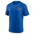 thumbnail image 2 of Men's Royal Memphis Tigers Left Chest Distressed Logo Tri-Blend T-Shirt, 2 of 3