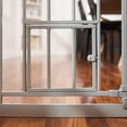 thumbnail image 6 of Carlson Platinum Extra Wide Pet Gate with Small Pet Door, 30" H x 29"-51" W, Metal, 6 of 9