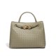 thumbnail image 1 of Bolso retro de gran capacidad, bolso tejido a mano para mujer, bolso de mano versátil para ir al trabajo, bolso bandolera informal de moda, 1 of 6