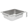 thumbnail image 2 of Miumaeov 3 Pack 4.23QT Table Plates 4'' Deep Stainless Steel Steam Food Serving Pans with Lids, 2 of 24