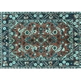 thumbnail image 1 of Ahgly Company Indoor Rectangle Persian Light Blue Traditional Area Rugs, 6' x 9', 1 of 4