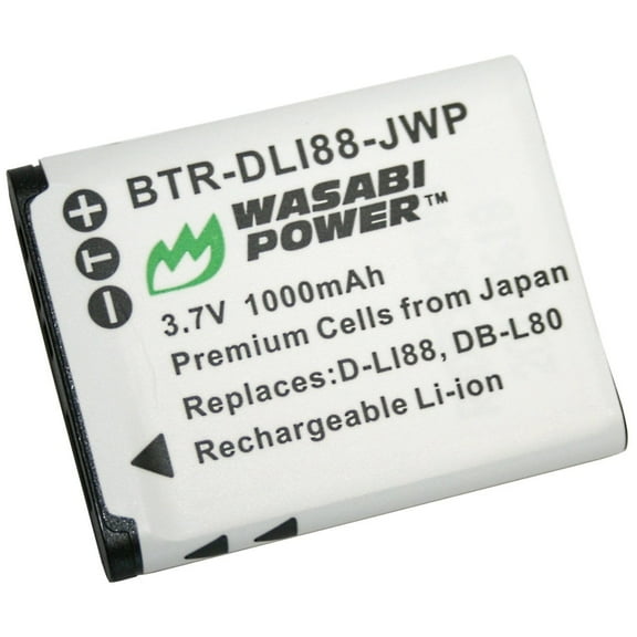 Wasabi Power Battery for Sanyo DB-L80, DB-L80AU