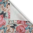 thumbnail image 4 of Ambesonne Colorful Grommet Curtain Single Panel, Peony Rose Butterflies, 50"x60", Multicolor, 4 of 5
