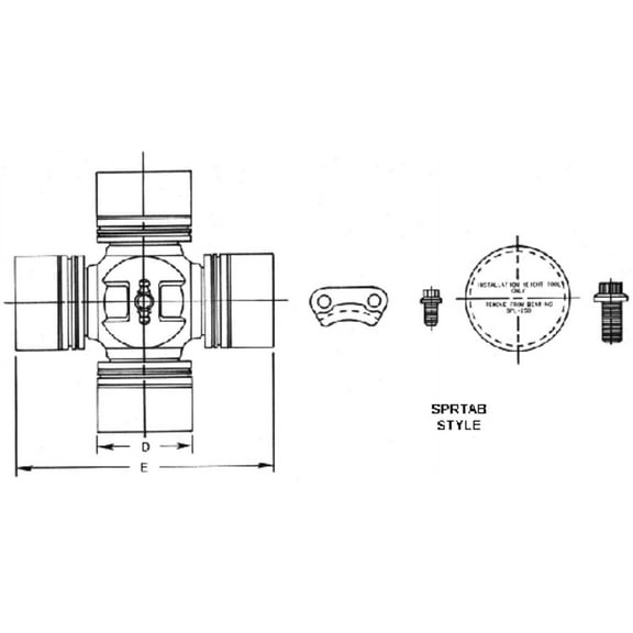 Spicer SPL170-4X U Joint
