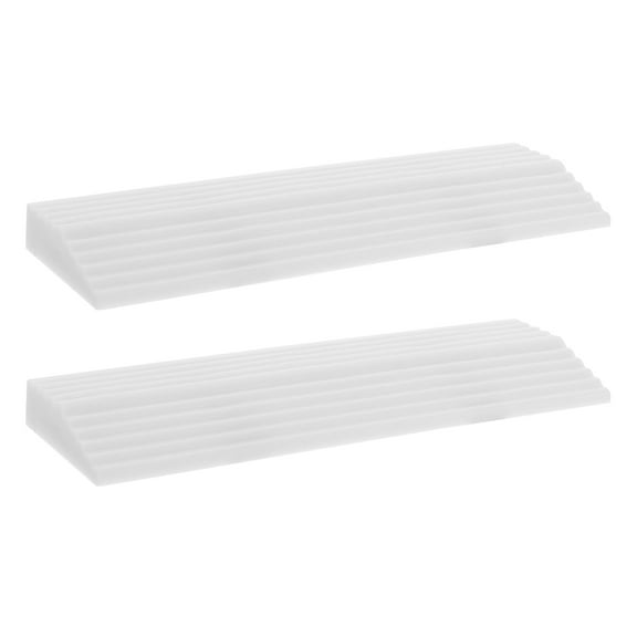 Clispeed 3Pcs Triangular Threshold Ramp Rubber For Home Entry