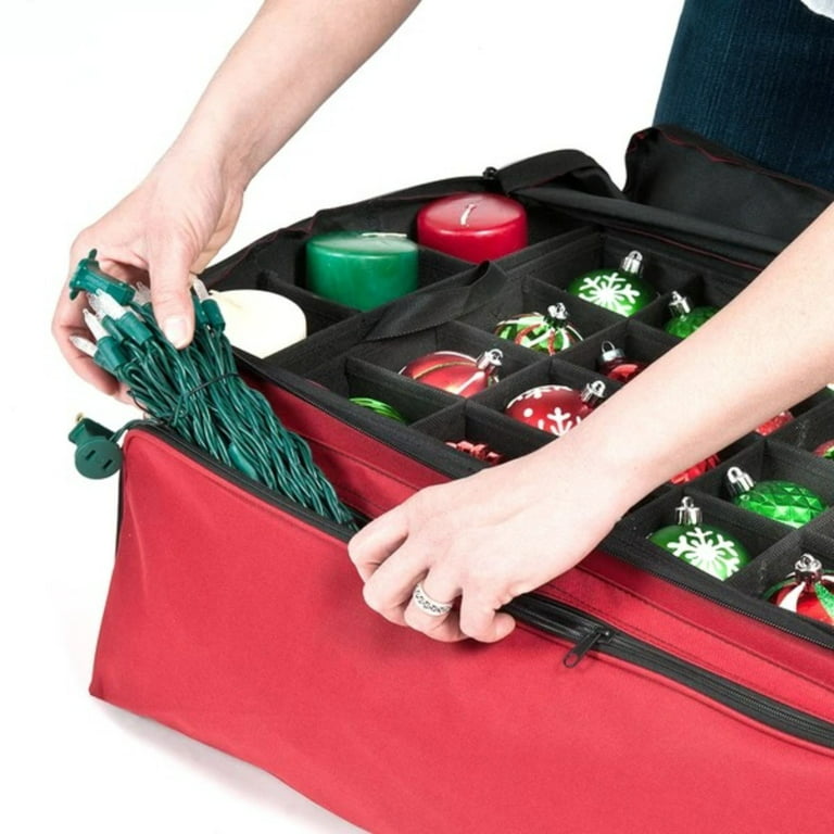 Northlight 24 Christmas Ornament Storage Bag with Removable