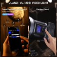 thumbnail image 3 of Lámpara de vídeo ULANZI LED COB de 120 W con montaje en V, 2700 K, 6500 K, 20700 lm, 3 of 9