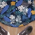 thumbnail image 4 of Little Boys Shirts & Tops Button Hawaiian Short T-Shirt Kids Floral Vacation Summer Shirt Toddler Sleeve Boys Tops Beach Down Baby Boys Tops, 4 of 4