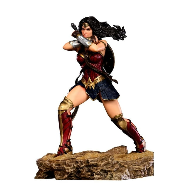 Estatua Coleccionable Iron Studios 1:10 Mujer Maravilla Liga de la Justicia
