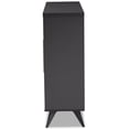 thumbnail image 5 of Bowery Hill Wine Cabinet in Dark Grey and Oak, 5 of 9