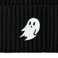 thumbnail image 2 of Dalix Mens Ghost Fisherman Beanie Hat Winter Knit Cuffed Watch Cap in Black, 2 of 5
