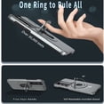 thumbnail image 2 of for Samsung A55 Case,Magnetic Kickstand With Sliding Camera Lens Cover, 2 PCS Tempered Glass Film,Military Shockproof Phone Cover For Samsung Galaxy A55 6.6"(Gray), 2 of 8