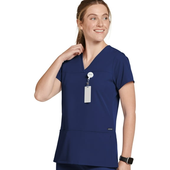 Jockey Women's True Fit Crossover V-Neck Scrub Top