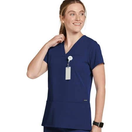 Jockey Women's True Fit Crossover V-Neck Scrub Top