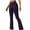 Purple#2, variant on Xuniizn Womens Yoga Pants V Shaped High Waisted Flared Stretch Slim Trouser Style Yoga Pants Solid Color Running Workout Gym Leggings, Gifts for Her