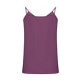 thumbnail image 5 of qolati Womens Linen Tank Top 2024 Fashion Spaghetti Strap Sleeveless Scooped Neck Tunic Shirts Sexy Camisoles Casual Summer Ruched Vacation Boho Vest Blouse, 5 of 6