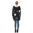 thumbnail image 3 of White Mark Women's Maternity Hooded Star Sherpa Cardigan, 3 of 6