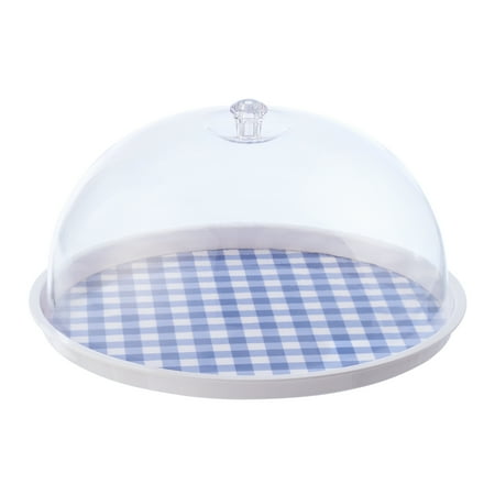 Platter Cover - Mainstays Blue Covered Tray