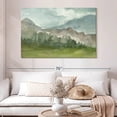 thumbnail image 2 of Elephant Stock Plein Air Mountain View I Wall Art - Horizontal Canvas Wall Art - Living Room Wall Decor - Abstract Canvas - Green And Gray Decor By Ethan Harper - 51" x 34", 2 of 8