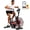 Red, variant on Winfita Air Bike Fan Bike Exercise Bike Indoor Cycling Stationary Bicycle with Unlimited Air Resistance, Bluetooth App (Kinomap/Zwift), Dual-Action Arms & 330LBS Capacity