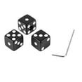 thumbnail image 3 of 3PCS Guitar Volume Control Knobs Dice Shape Speed Control Knobs with Wrench Plastic Musical Parts, 3 of 8