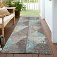 thumbnail image 6 of Addison Rugs Chantille Indoor/Outdoor Transitional Geometric Mocha Washable Runner Rug, 2'3" x 7'6", 6 of 6