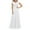 White Tunic Boho Long Dress, variant on Tunic Boho Long Dress for Women 2024 Trendy Flash Picks Olyvenn High Waist Slim Fit Flowy Casual Smocked Cap Sleeveless Prom Dress Trendy V-Neck Bodice Dress Lace Stitching Solid Sundress White 8