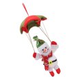 thumbnail image 3 of Christmas Parachute Snowman, Cloth Intimate Gift Cute Christmas Hanging Decoration  for Scene Layout, 3 of 8