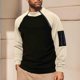 thumbnail image 1 of pstuiky mangas largas para hombre, Blusa informal de manga larga con cuello alto y cremallera cálida de polar de color liso para hombre top de hombre l, 1 of 9