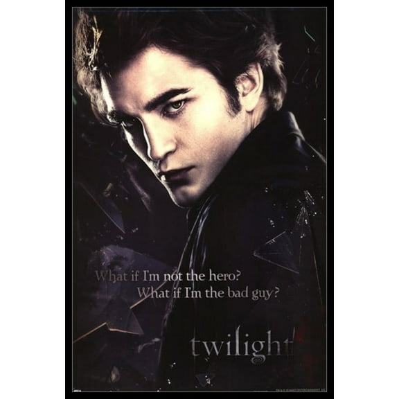 Twilight - Edward, Broken Glass Laminated & Framed Poster (24 x 36)